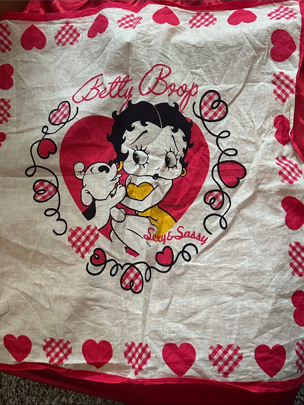 Betty bloop cloth